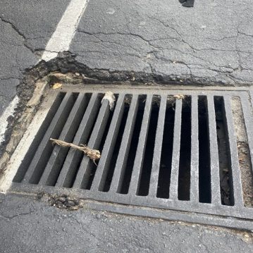 Pensacola parking lot drain repair