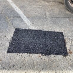 Pensacola parking lot pothole patch repair