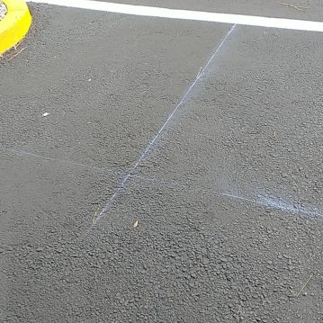 Parking Lot Lettering Traffic Markers, Do Not Enter, Pensacola, FL