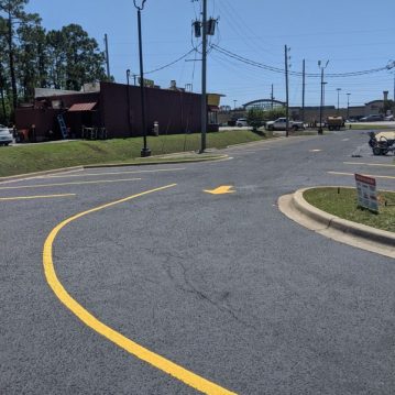 parking lot maintenance, sealcoating, resurfacing, striping