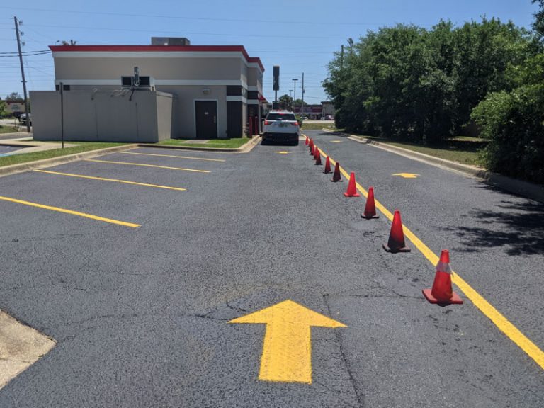 PXL_20210412_181708978_1 parking lot maintenance, sealcoating, resurfacing, striping