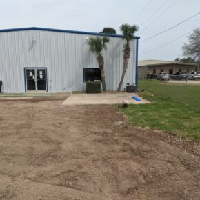 parking lot maintenance gravel dirt lot with parking blocks