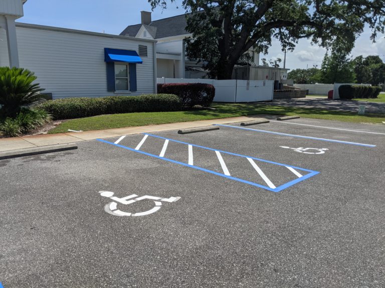 Pensacola Parking lot striping