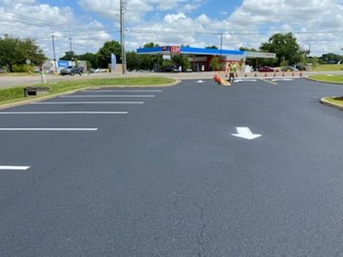 -parking lot maintenance, sealcoating, asphalt repair-