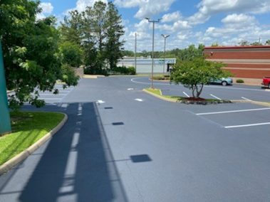 -parking lot maintenance, sealcoating, asphalt repair-