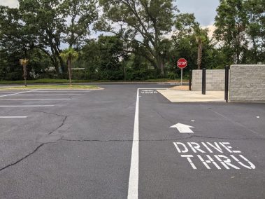 -parking lot maintenance, sealcoating, asphalt repair-