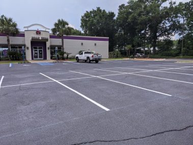 -parking lot maintenance, sealcoating, asphalt repair-