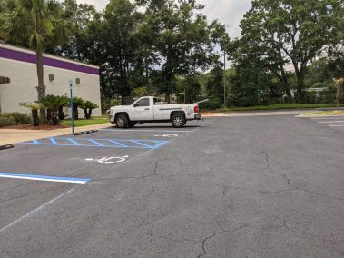 -parking lot maintenance, sealcoating, asphalt repair-