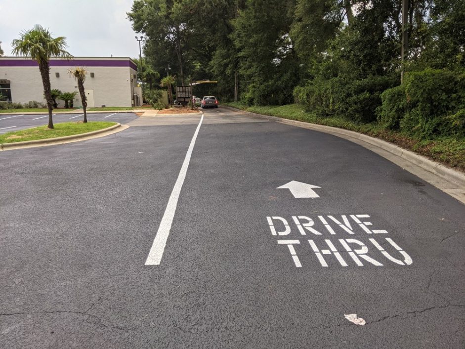 -parking lot maintenance, sealcoating, asphalt repair-