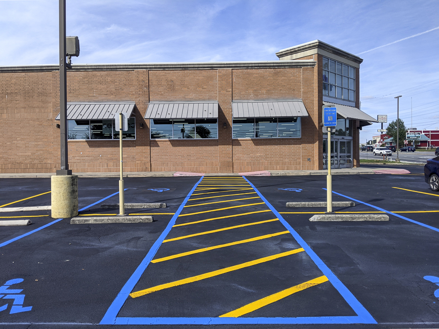 CasTech Parking Lot Maintenance | Sealcoating, Striping, ADA Compliance