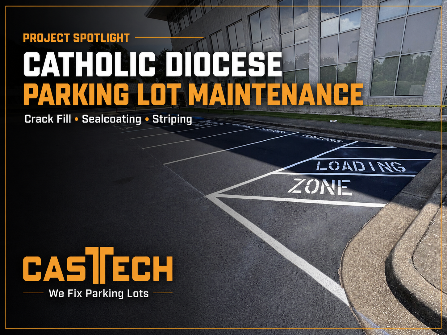 CasTech Parking Lot Maintenance | the Catholic Diocese